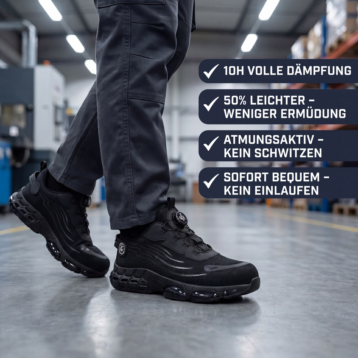 teXXor S3-Sicherheitshalbschuh Auxerre Schwarz/Grün teXXor S3-Sicherheitshalbschuh Auxerre Schwarz/Grün